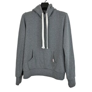 REFLEX Life Is Out There Women's Grey Designer Super Soft Fleece Lined Hoodie L